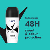 Sure Anti-Perspirant Roll On Invisible Black & White 50ml (British brand)