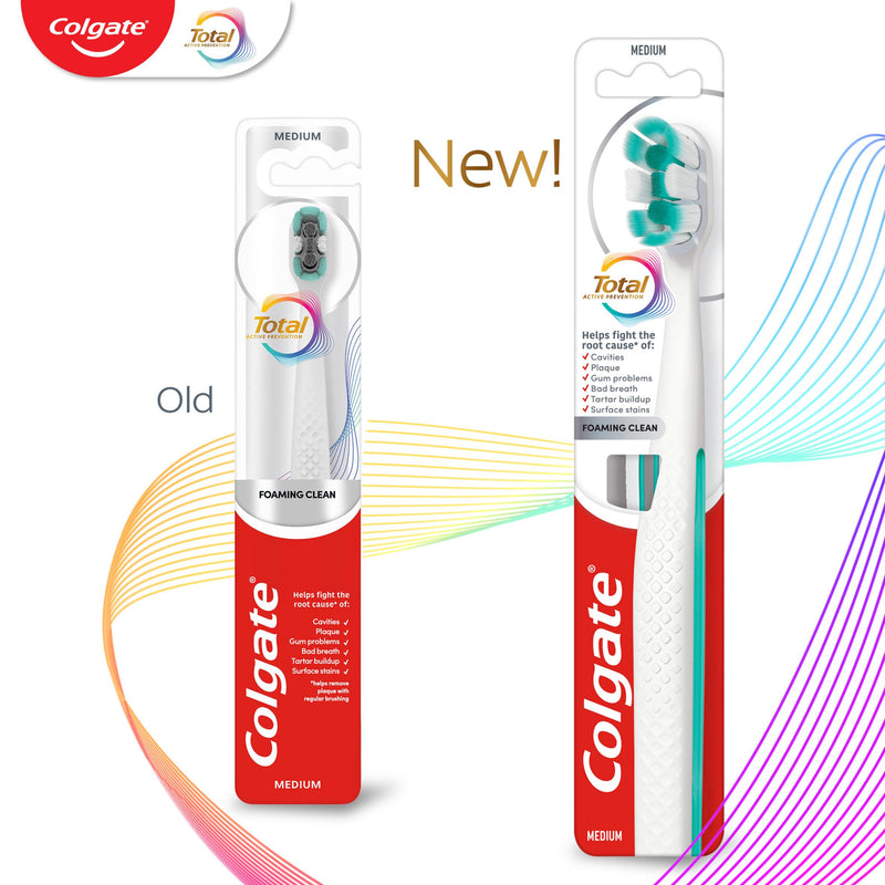 Colgate Total Foaming Clean toothbrush, UK version