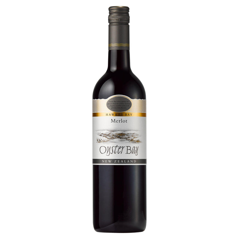 Oyster Bay Merlot red wine 75cl, UK version