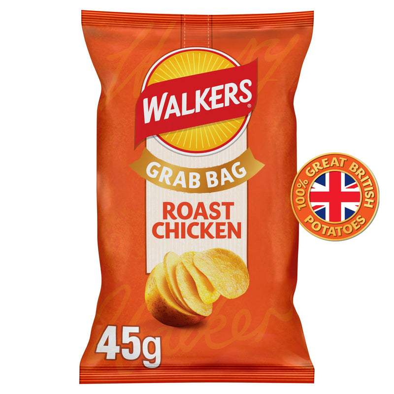 Walkers Roast Chicken crisps 45g - British product