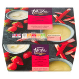 Sainsbury's Taste the Difference yogurt pack 4x125g, imported from the UK