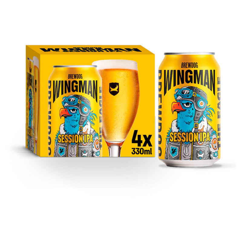 BrewDog Wingman Session IPA 4x330ml cans, imported from the UK
