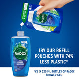 Radox Feel Awake 2-in-1 Shower Gel 225ml, imported from the UK
