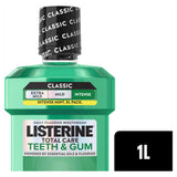 Sainsburys Listerine Total Care Teeth & Gum Fresh Mint Mouthwash 1L- Buy online at McGrocer