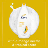 Dove Creamy Indulge body wash 720ml with tropical scent (British brand)