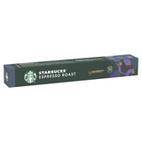 Starbucks Espresso Roast coffee pods x10 for Nespresso (British brand)