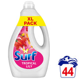 Sainsburys Surf Tropical Lily Concentrated Washing Liquid Laundry Detergent 1.2L- Buy online at McGrocer