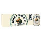 Birra Moretti Sale di Mare unfiltered premium lager beer 10x330ml cans - British product