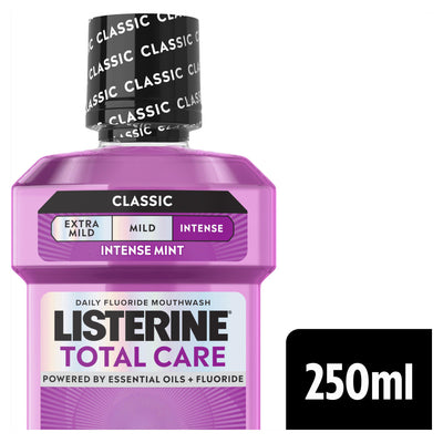 Sainsburys Listerine Total Care Intense Taste Classic Mouthwash 250ml- Buy online at McGrocer