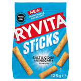 Sainsburys Ryvita Salt & Vinegar Multigrain Sticks 125g- Buy online at McGrocer