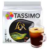 Sainsburys Tassimo L'OR Americano Classique Coffee Pods, 14 Count- Buy online at McGrocer