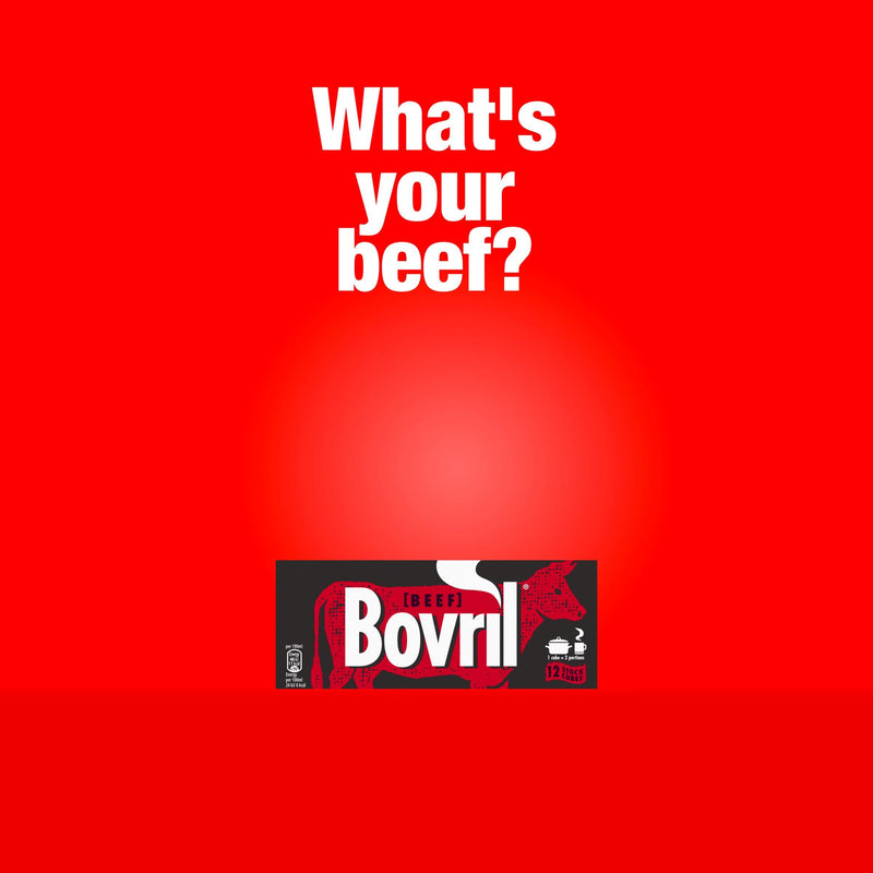 Bovril beef stock cubes 12 x 10g - British product