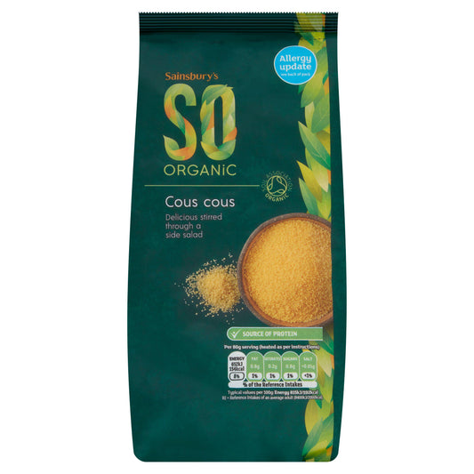 Sainsbury's Cous Cous, SO Organic 500g GOODS Sainsburys   
