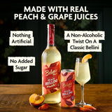 Belvoir Farm non-alcoholic Peach Bellini mocktail (British brand)