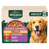 Sainsburys Winalot Meaty Chunks Mixed in Jelly Wet Dog Food 12x100g- Buy online at McGrocer