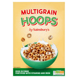 Sainsbury's Multigrain Hoops Cereal 375g