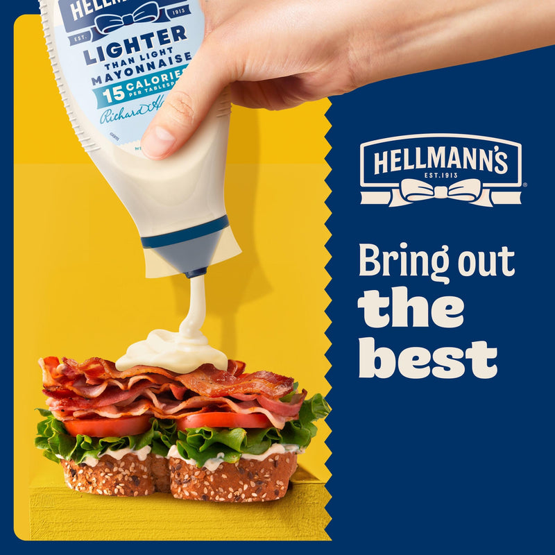 Hellmann's Lighter than Light mayonnaise 430ml, UK version
