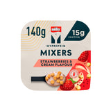 Sainsburys Müller x Myprotein Strawberries & Cream Mixers Yogurt 140g- Buy online at McGrocer