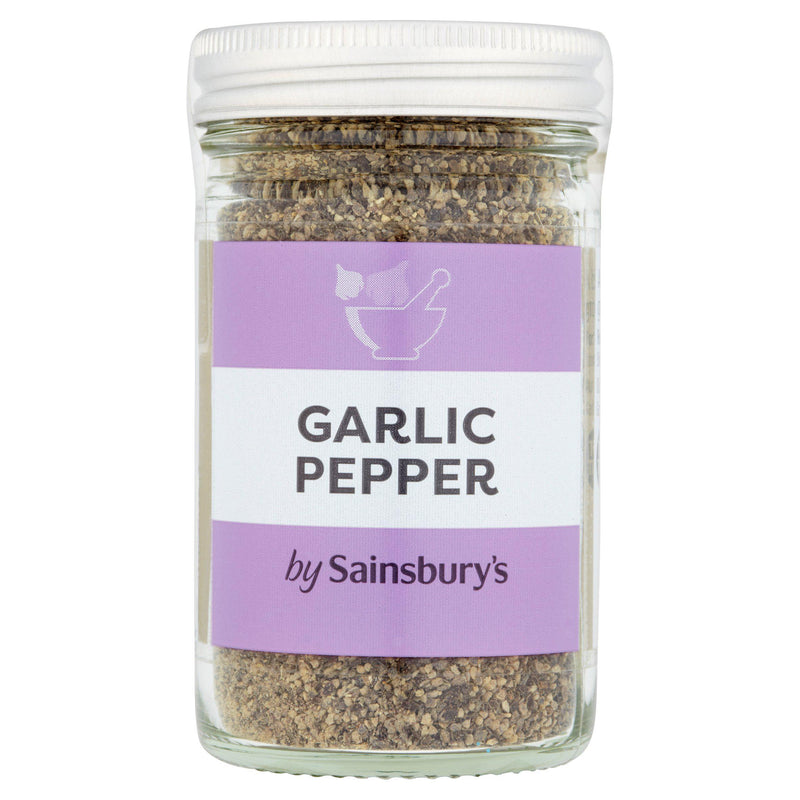 Sainsbury's garlic pepper seasoning 50g, UK version