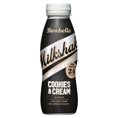 Sainsburys Barebells Cookies And Cream Protein Milkshake 330ml- Buy online at McGrocer