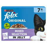 Sainsburys Felix Original Senior 7+ Mixed Selection in Jelly Wet Cat Food 12 x 85g- Buy online at McGrocer