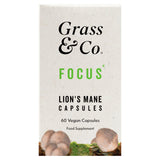 Grass & Co. Mushrooms Focus Lion's Mane Vegan Capsules x60 120g