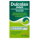 Dulcolax laxative tablets 5mg 8 tablets, imported from the UK