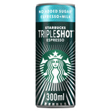 Starbucks Tripleshot Espresso No Added Sugar iced coffee 300ml - British product
