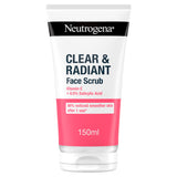 Sainsburys Neutrogena Clear & Radiant Face Scrub 150ml- Buy online at McGrocer