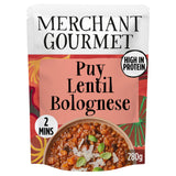 Sainsburys Merchant Gourmet Puy Lentil & Mixed Mushroom Bolognese with Basil & Sundried Tomato 280g- Buy online at McGrocer