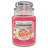 Yankee Candle large inspiration candle jar sugared strawberries, imported from the UK