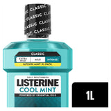Listerine Cool Mint Mouthwash 1L, imported from the UK