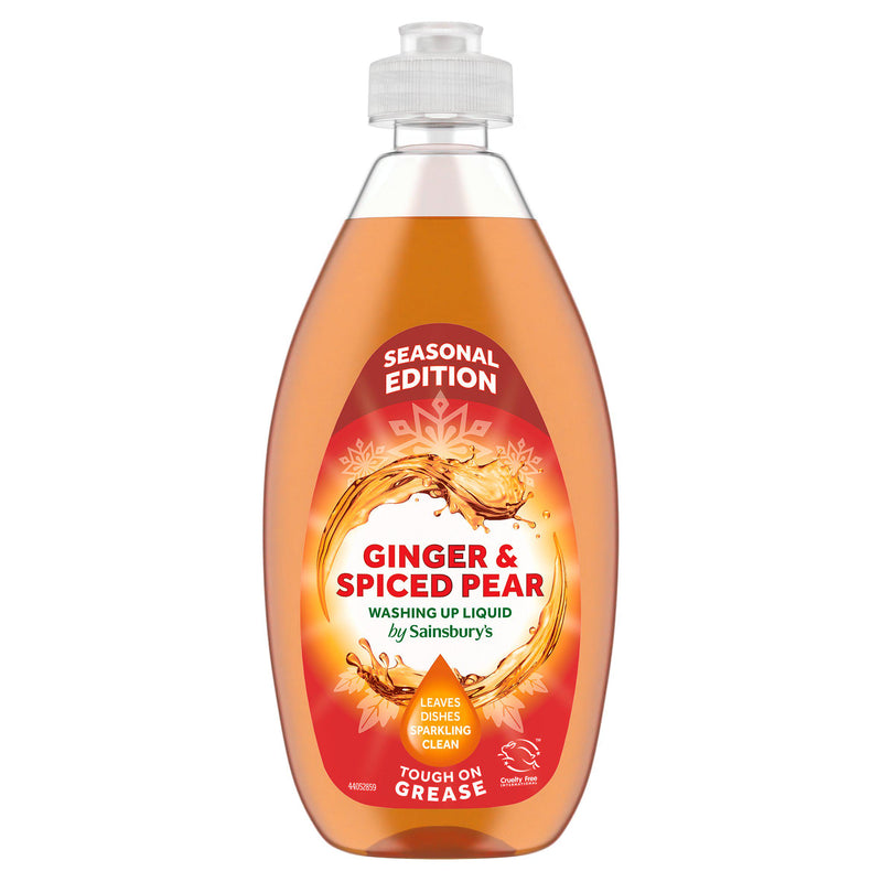 Sainsbury's ginger spiced pear washing up liquid 500ml, UK version
