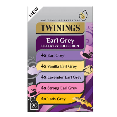 Sainsburys Twinings Earl Grey Discovery Collection Tea Bags 20 Count 40g- Buy online at McGrocer