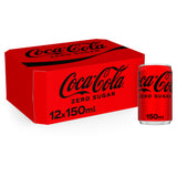 Sainsburys Coca-Cola Zero Sugar Cola Soft Drink 12 x 150ml- Buy online at McGrocer