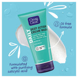 Clean & Clear Deep Action Cream Wash 150ml - British product