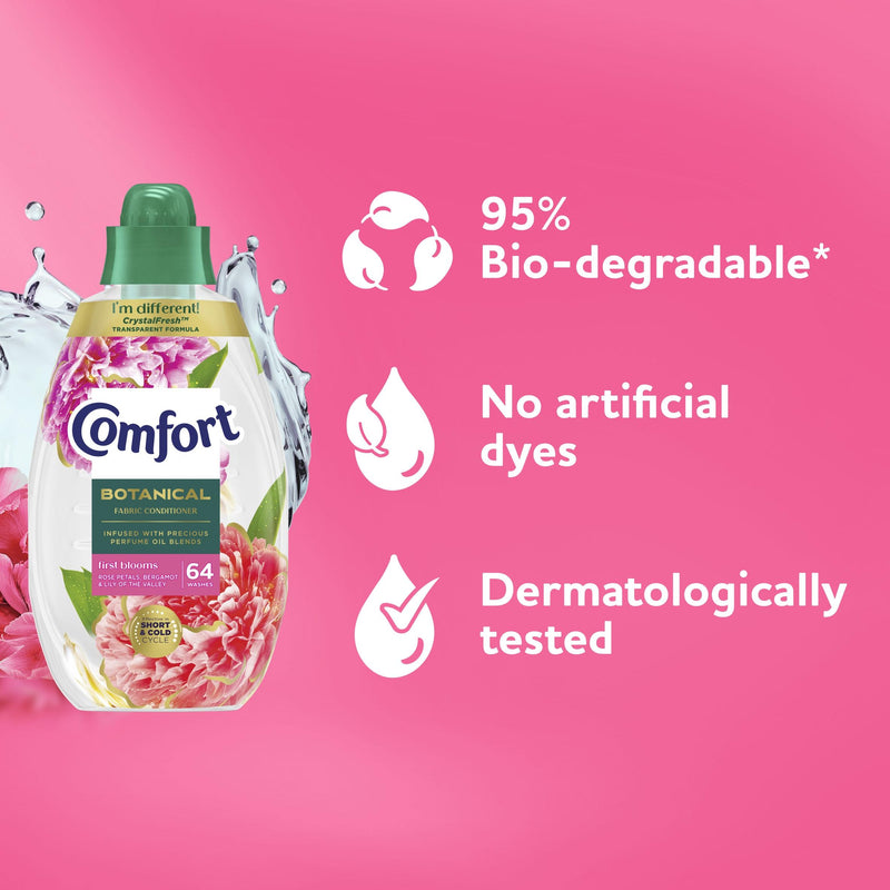 Comfort Botanical First Blooms Fabric Conditioner 960ml - British product