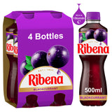 Sainsburys Ribena Blackcurrant Juice Drink 4x500ml- Buy online at McGrocer