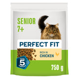 Sainsburys Perfect Fit Advanced Nutrition Senior Complete Dry Chicken Cat Food 750g- Buy online at McGrocer