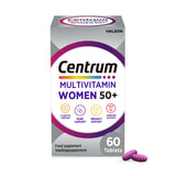 Centrum women 50+ multivitamin tablets 60s, UK version