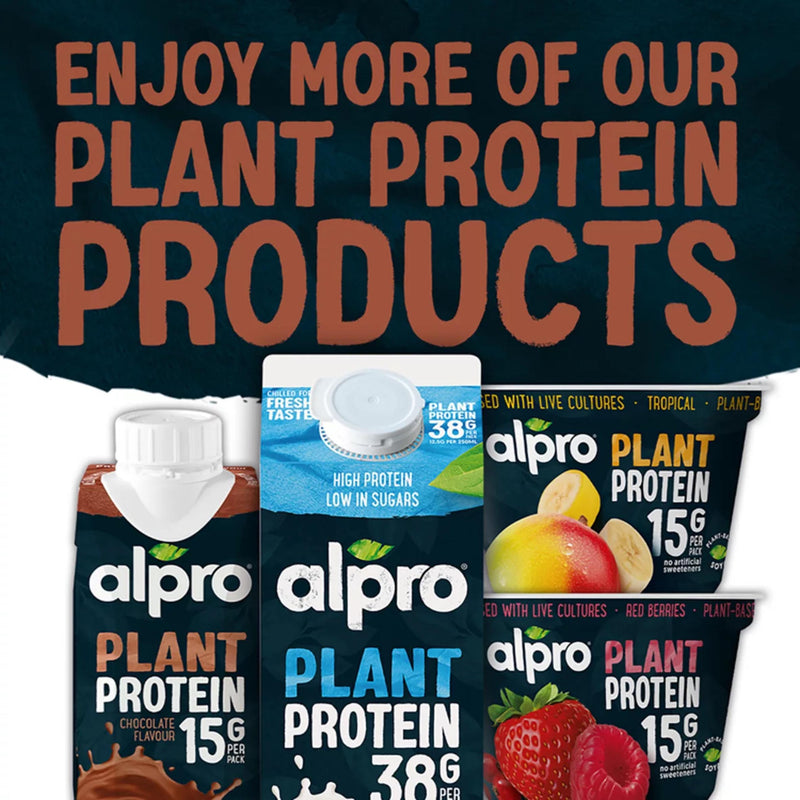 Alpro high protein chocolate soya drink 1L (British brand)