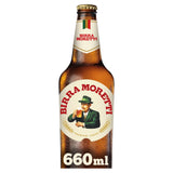 Birra Moretti premium lager beer 660ml glass bottle, UK version