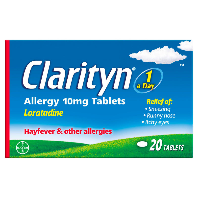 Clarityn allergy tablets 10mg 20 tablets, UK version
