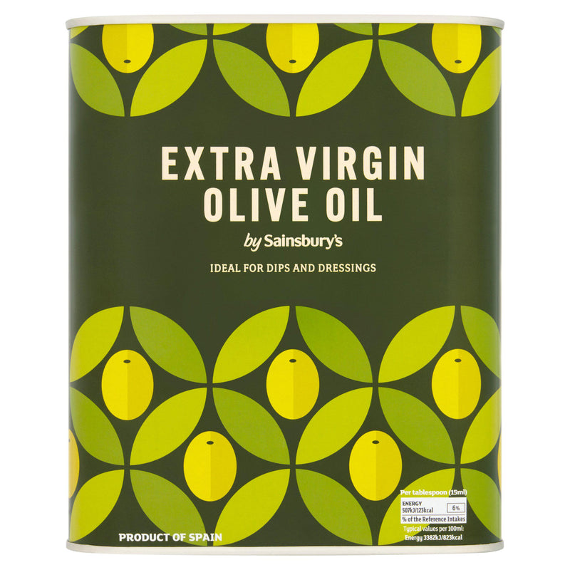 Sainsbury's extra virgin olive oil 2L, imported from the UK