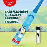 Colgate Kids Bluey extra soft battery toothbrush (British brand)