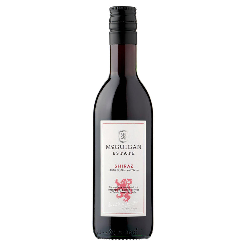 McGuigan Estate Shiraz red wine 18.7cl, imported from the UK