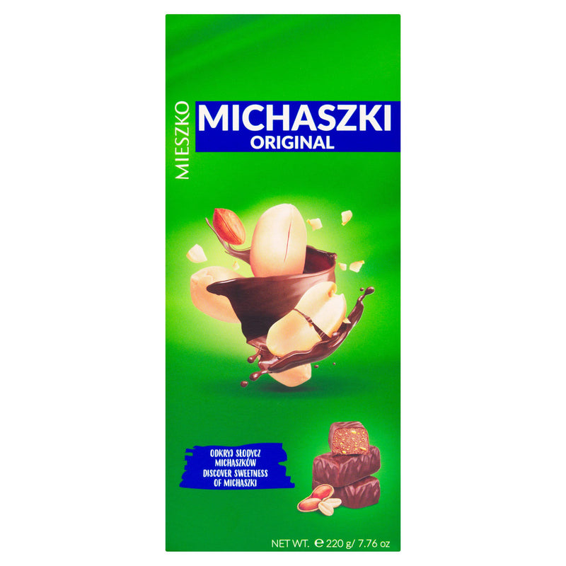 Mieszko Michaszki Peanøttgodteri 220g, importert fra Storbritannia