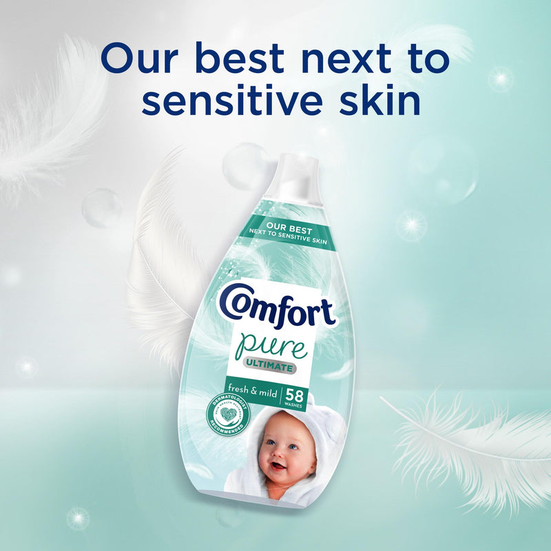 Comfort fabric conditioner Pure Ultra Concentrated 870ml - British product