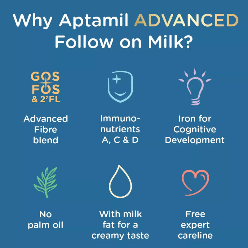 Aptamil Advanced Follow On Milk powder 800g (British brand)