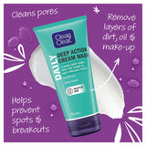 Clean & Clear Deep Action Cream Wash 150ml - British product